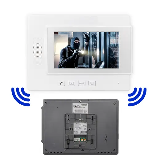 POWERMASTER TFT937 GÖRÜNTÜLÜ BİNA DİAFON ALICI SİSTEMİ (ÇITA+KABLO VERMEYİ UNUTMA)