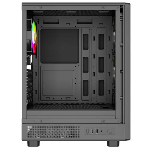 POWERBOOST 600W 80+ A601B 4-Rainbow Fanlı Gaming Mid-Tower PC Kasası görseli 5
