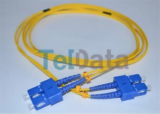 TELDATA TLD-SC112 SC-UPC-SC-UPC SM DX 2 METRE FIBER OPTIK PATCHCORD