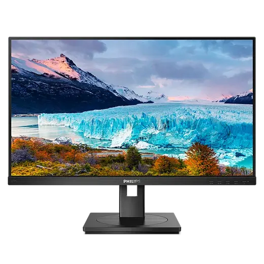 PHILIPS 27" IPS 272S1M-00 4MS 75HZ HDMI-DP DVI Pivot Kurumsal Monitör 1920X1080 görseli 6