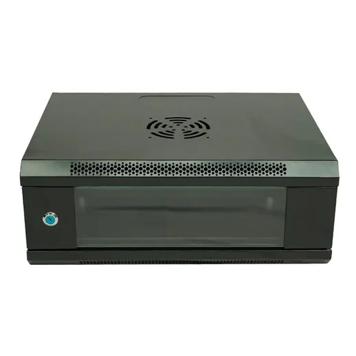 Racksan ML-6404S 4U Duvar Tipi Kabinet (200-530-400) Raf+Fan+Priz