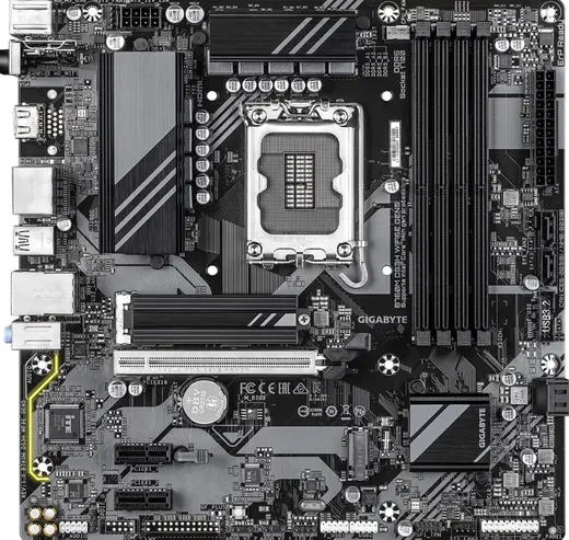 GIGABYTE B760M DS3H WIFI6E DDR5 HDMI VGA DP 1700p mATX görseli 2