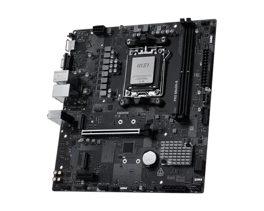 MSI PRO B840M-B DDR5 HDMI-VGA PCIE 4.0 AM5 mATX görseli 4