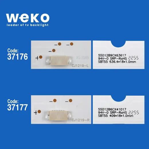 WKSET-6446 37176X7 37177X7 SBT55 636 55039D715SN1L/R 14 ADET LED BAR alternatif görünüm