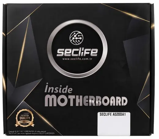 SecLife A520DA1 DDR4 HDMI PCIe 16X v2.0 AM4 mATX görseli 1