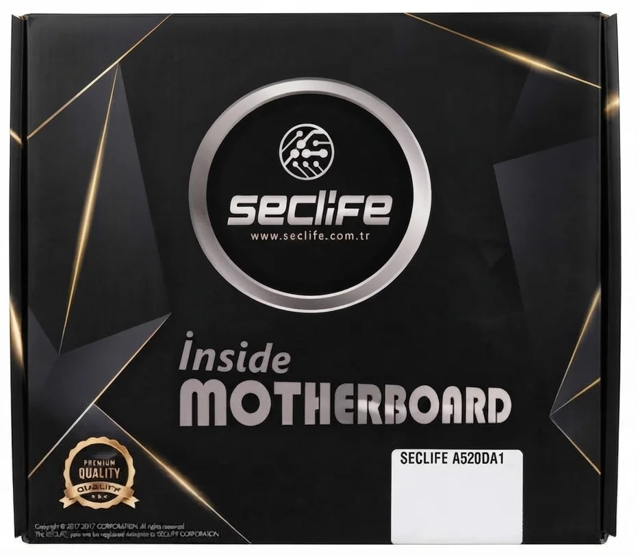 SecLife A520DA1 DDR4 HDMI PCIe 16X v2.0 AM4 mATX