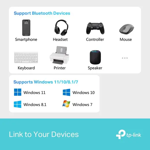 Tp-Link UB600 Bluetooth 6.0 Nano USB Adaptör alternatif görünüm