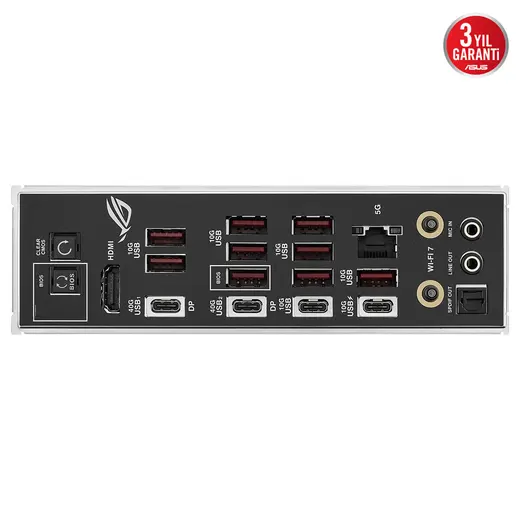 ASUS ROG STRIX X870E-E GAMING WIFI7 NEO DDR5 HDMI PCIE 5.0 AM5 ATX Anakart görseli 2