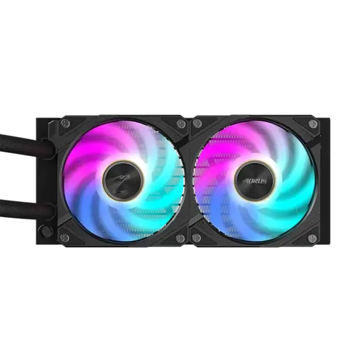GIGABYTE 240mm AORUS WATERFORCE X II 240 ARGB AM5-1851p Sıvı Soğutmalı İşlemci Fanı görseli 2