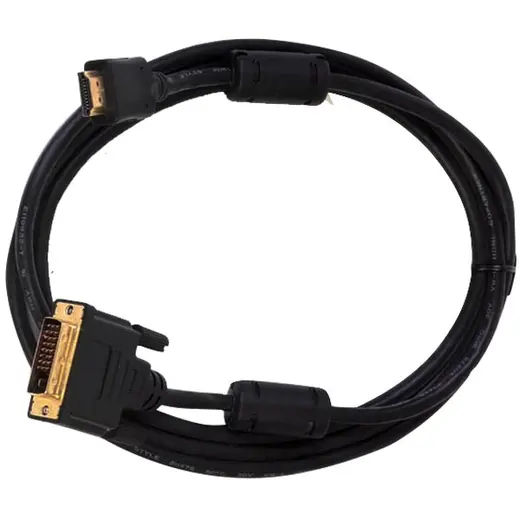 POWERMASTER PM-12886 10 METRE DVI 24+1 MALE TO HDMI 19P MALE GOLD UÇLU HDMI DVI KABLO