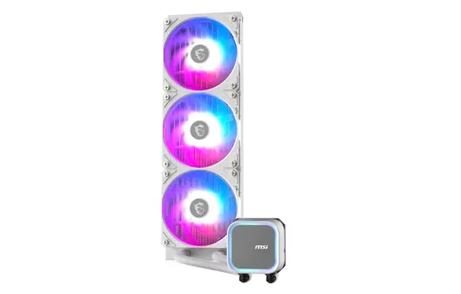 MSI 360mm MAG CORELIQUID A13 360 WHITE ARGB AM5-1851p Sıvı Soğutmalı İşlemci Fanı Beyaz alternatif görünüm