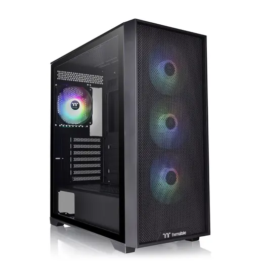 THERMALTAKE 650W 80+ BRONZE H390 TG CA-3Y9-65S1WE-00 4-ARGB Fanlı Gaming Mid-Tower PC Kasası görseli 4