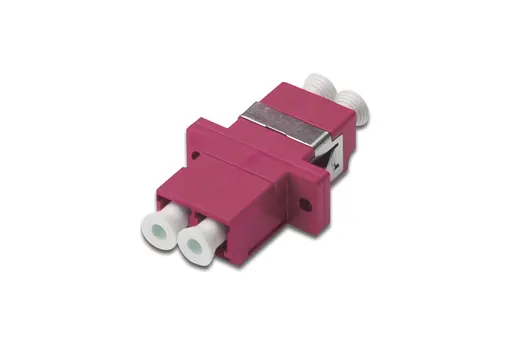 BEEK BN-FC-C5LCLC-OM4 OM4 Pink LC-LC Adaptör, Duplex, somun ve vida dahil