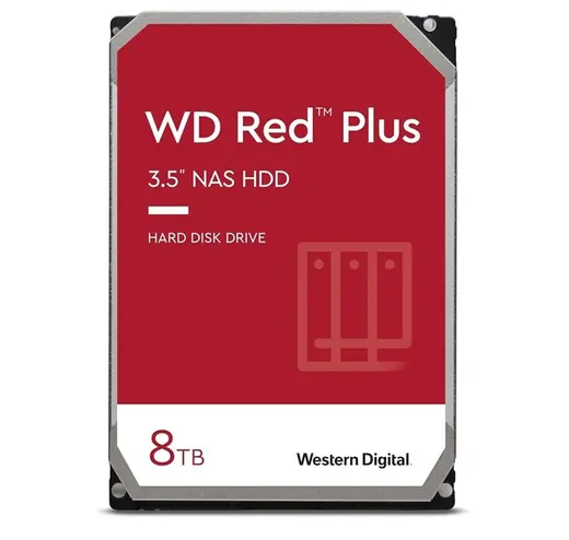 WD Red Plus Nas 8TB 3.5'' 5640Rpm SATA (WD80EFPX) görseli 3