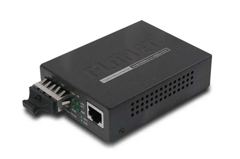 PLANET PL-GT-802 10/100/1000Base-T - 1000Base-SX (SC, MM) Media Converter -220m/550m