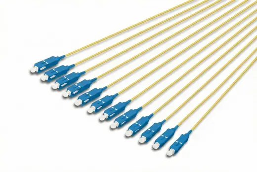 DIGITUS DK-292221-01 SC Fiber PigTail, 09/125 µ loose buffer, Singlemode, Simplex, OS2, 1 metre, 12 adet