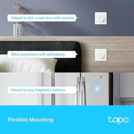 TP-LINK Tapo S200D Akıllı Uzaktan Işık Kontrol Anahtarı görseli 3