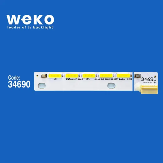 WKSET-6128 34690X1 42INCH SNB 7020PKG 60EA REV0.6 131220 1 ADET LED BAR alternatif görünüm