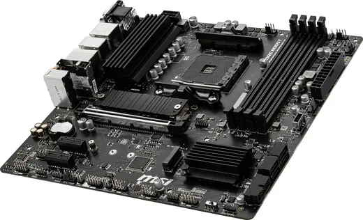 MSI B550M PRO-VDH WIFI DDR4 HDMI DP PCIE 4.0 AM4 mATX görseli 2