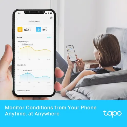 TP-LINK TAPO T315 Akıllı Sıcaklık ve Nem Sensörü görseli 1