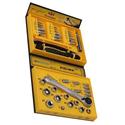POWERMASTER K-1678 41 PARÇA MEKANİK VE ELEKTRONİK TAMİRCİ TORNAVİDA TAKIMI alternatif görünüm