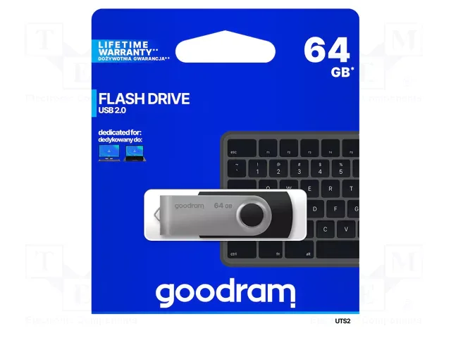 GOODRAM 64GB UTS2 UTS2-0640K0R11 Usb 2.0 Bellek