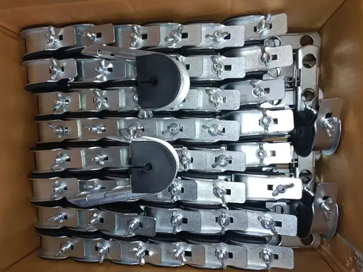 ADSS Round Fiber Optic Cable J Hook Suspension Clamp for ADSS diameter 8-12mm görseli 4