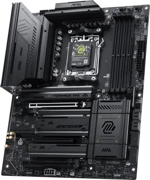 MSI MAG X870E TOMAHAWK MAX WIFI7 DDR5 HDMI-DP TYPEC PCIE 5.0 AM5 ATX görseli 4