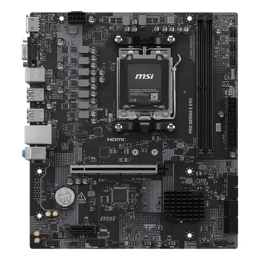 MSI MB PRO B850M-E EVO AM5 DDR5 8200(OC) görseli 3