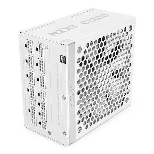 NZXT 1200W 80+ GOLD C1200 PA-2G2BW-EU Tam Modüler Power Supply Beyaz görseli 6