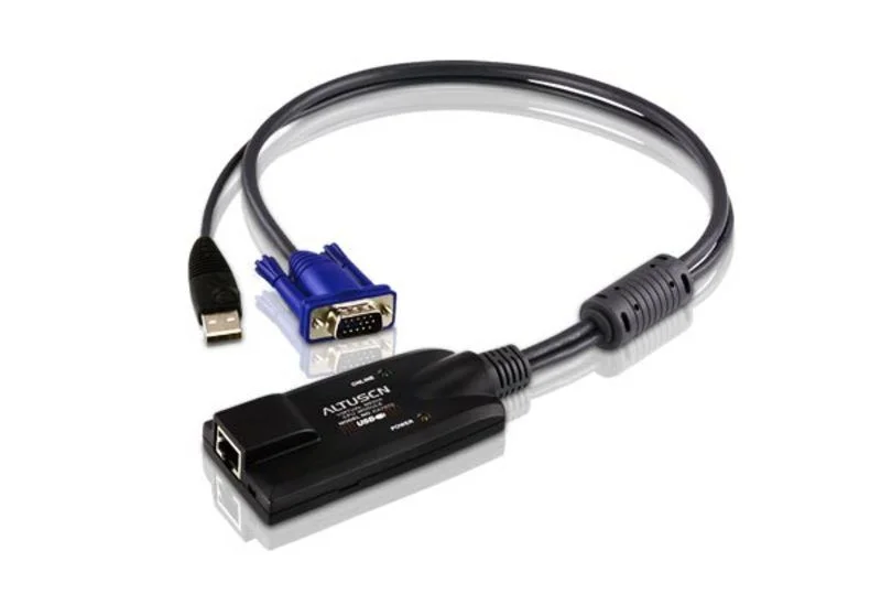 ATEN ATEN-KA7570 USB KVM Adaptörü (CPU Modül), KVM Kablosunun PC'nin USB portuna Bağlanması İçin Adaptör