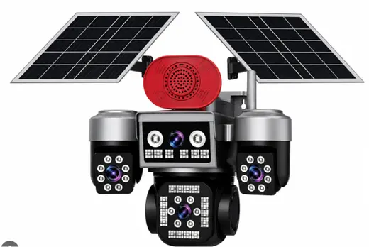 Apronx APX-WSP465 12Mp AOV 4G + 2 Solar Panel Dört Kameralı PTZ