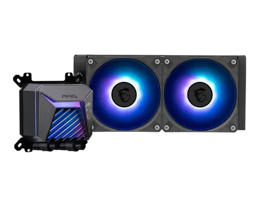 MSI 240mm MAG CORELIQUID A15 240 ARGB AM5-1851p Sıvı Soğutmalı İşlemci Fanı görseli 2