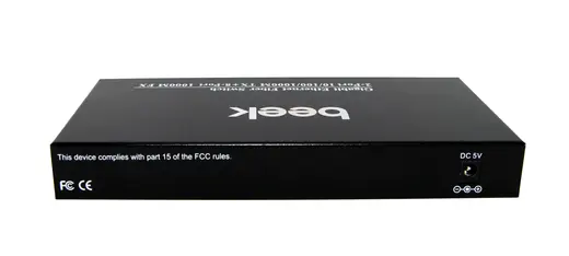 BEEK BN-GS-1082S2G Yönetilemeyen Gigabit Fiber Switch 8 x 1000Base-X SFP yuva 2 x 10/100/1000Mbps port Fansız alternatif görünüm