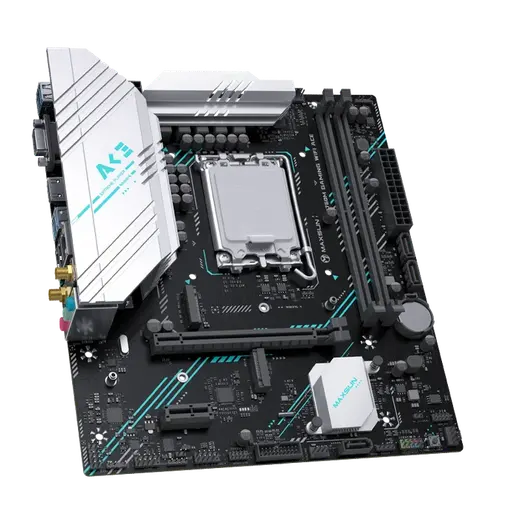 MAXUN B760M GAMING WIFI6E ACE DDR5 HDMI PCIE 4.0 1700p mATX görseli 4