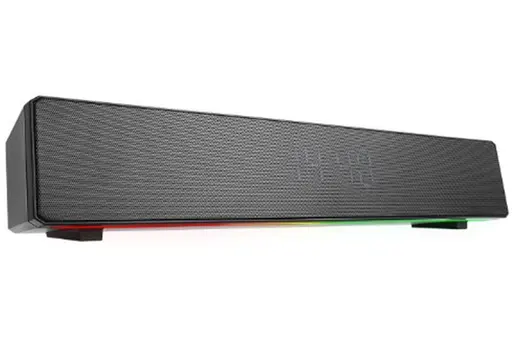 Mikado MD-SBT27 Siyah 10W 2400mAh BT,RGB,Alarm,Clock,TF Card Type-C,USB Soundbar Speaker alternatif görünüm