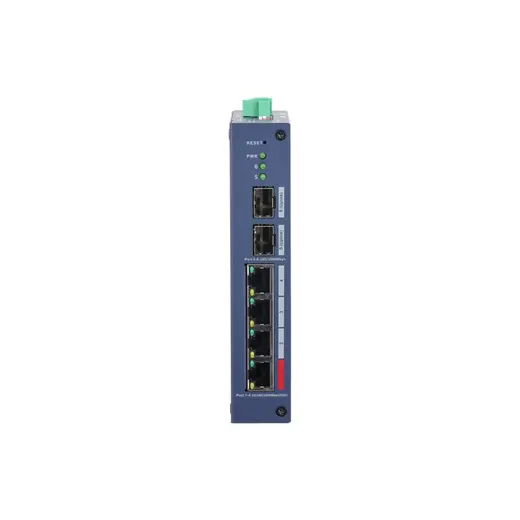 DAHUA CHS4206-4GT-90 4 PORT GIGABIT+2XGB SFP UPLINK CLOUD YÖNETİLEBİLİR 90W POE ENDÜSTRİYEL SWITCH alternatif görünüm