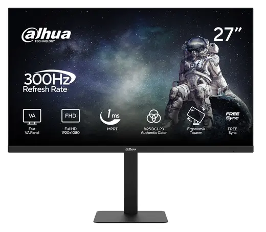 DAHUA 27" LM27-E240A 1920x1080 1MS 300Hz 2xDP/2xHDMI +VESA