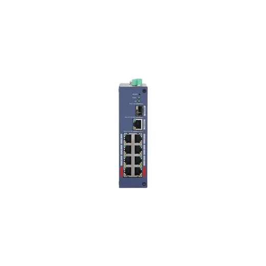 DAHUA CHS4110-8ET-110 8 PORT 10/100+1XGB RJ45/1XGB SFP UPLINK 110W POE CLOUD YÖNETİLEBİLİR ENDÜSTRİYEL SWITCH alternatif görünüm