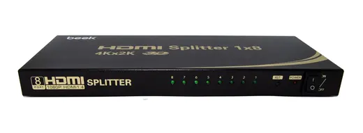 BEEK BS-VSP-HA08UH-LT 8 Port HDMI Çoklayıcı, HDMI 1.4, 1080P@60Hz, 4K@30Hz