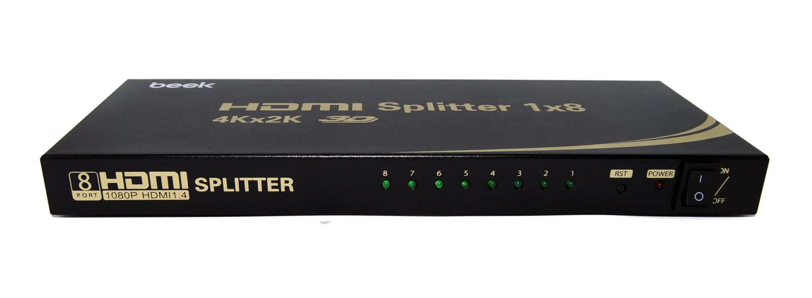 BEEK BS-VSP-HA08UH-LT 8 Port HDMI Çoklayıcı, HDMI 1.4, 1080P@60Hz, 4K@30Hz