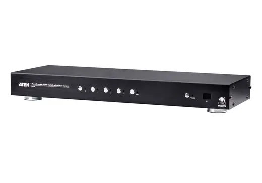 ATEN ATEN-VS482B 4-Port True 4K HDMI Switch, Çift Ekran Bağlanabilir 4-Port True 4K HDMI Switch with Dual Output
