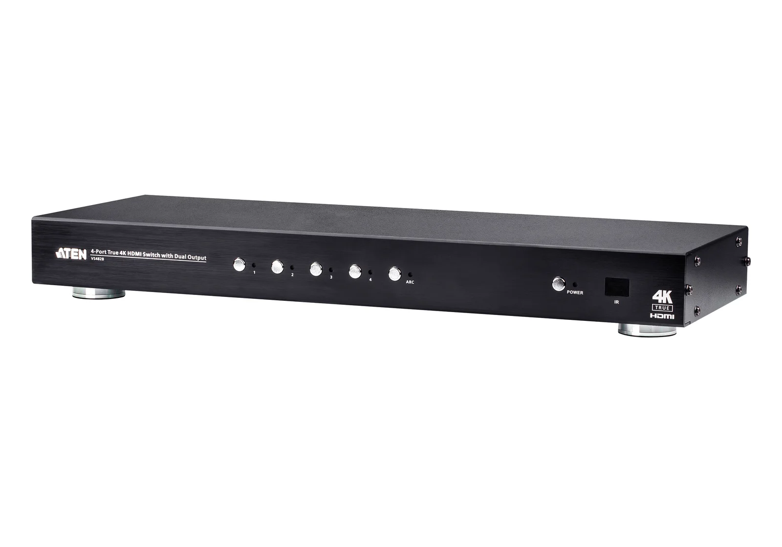 ATEN ATEN-VS482B 4-Port True 4K HDMI Switch, Çift Ekran Bağlanabilir 4-Port True 4K HDMI Switch with Dual Output