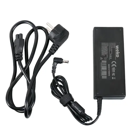 WEKO 19 VOLT - 4.74 AMPER - 90 WATT 5.5*2.5 L UÇLU YERLİ ÜRETİM STANDART NOTEBOOK ADAPTÖR görseli 3