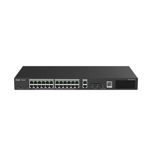 RUIJIE 24port PoE 370w 2-SFP Gigabit Yönetilebilir Switch RG-ES228GS-P görseli 7