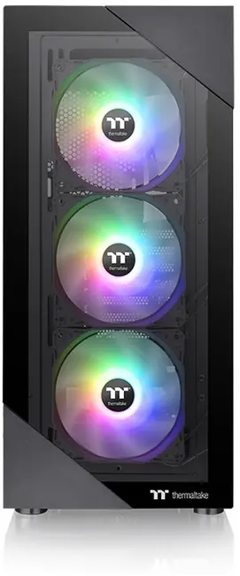 THERMALTAKE 650W 80+ View 200 TG CA-3X3-65M1WE-00 4-ARGB Fanlı Gaming Mid-Tower PC Kasası görseli 4