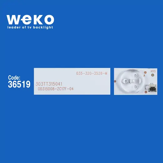 WKSET-5893 36519X3 0D315D08-ZC17F-04 303TT315041 3 ADET LED BAR alternatif görünüm