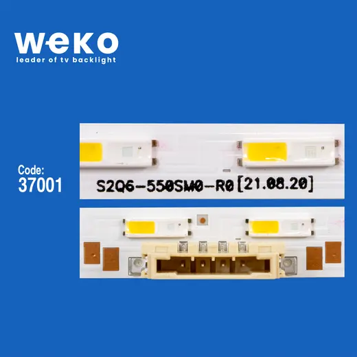 WKSET-6691 37001X2 S2Q6-550SM0-R0 2 ADET LED BAR TWO COLOR (İKİ RENK) (48LED) alternatif görünüm