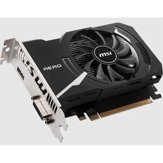 MSI GEFORCE GT1030 AERO ITX 2GD4 OC 2GB DDR4 64BIT 1XHDMI 1XDVI EKRAN KARTI görseli 3