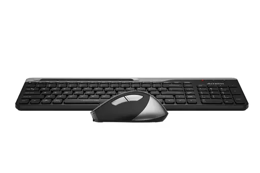 A4 TECH FB2535C KABLOSUZ Q MULTIMEDYA KLAVYE + OPTIK MOUSE SET GRI görseli 3